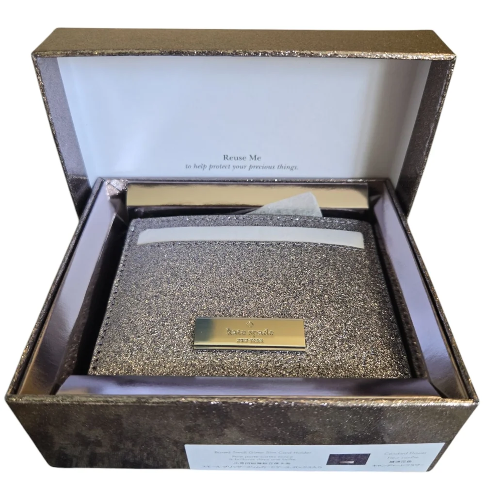 Kate Spade NWT Glitter Cardholder - Picture 2 of 8